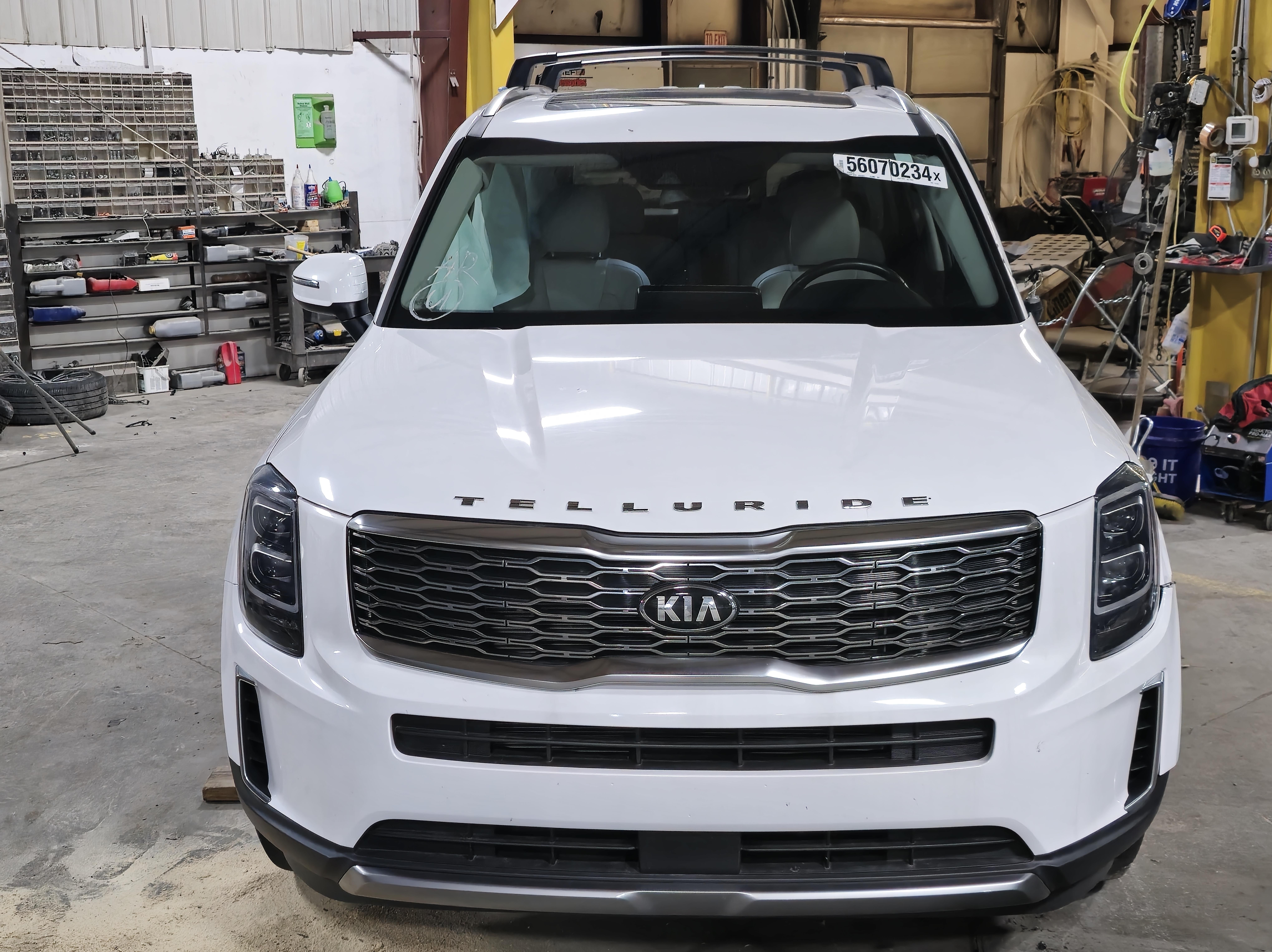2020-2025 Kia Telluride Gray Upper D-Pillar Quarter Trim Panel - Rear, Left (Driver) (Used OEM)