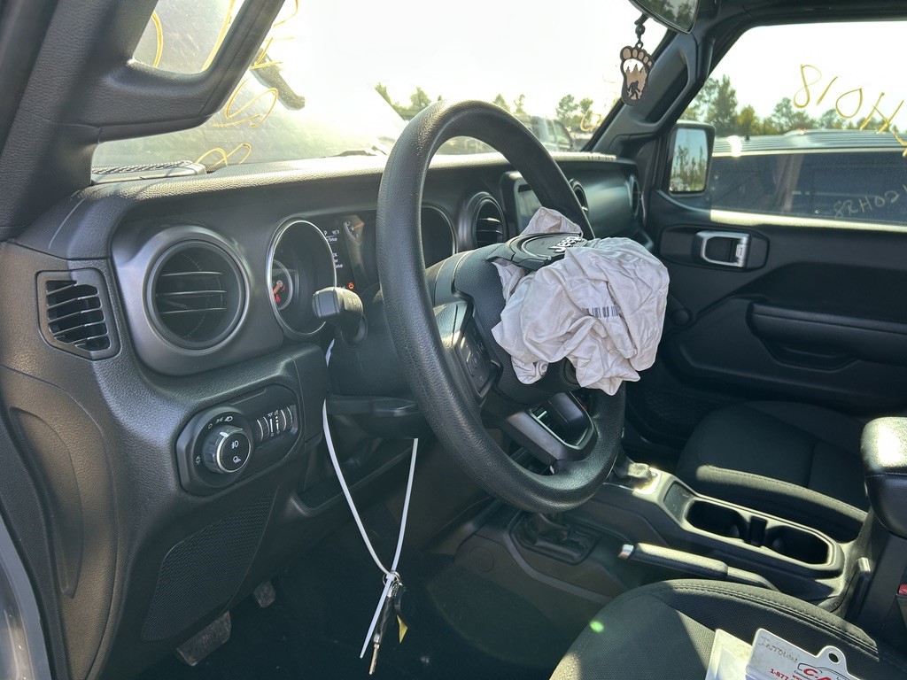 2015-2019 GMC Sierra 2500 HD Tan Interior A-Pillar Trim Panel with Grab Handle - Right (Passenger) (Used OEM)