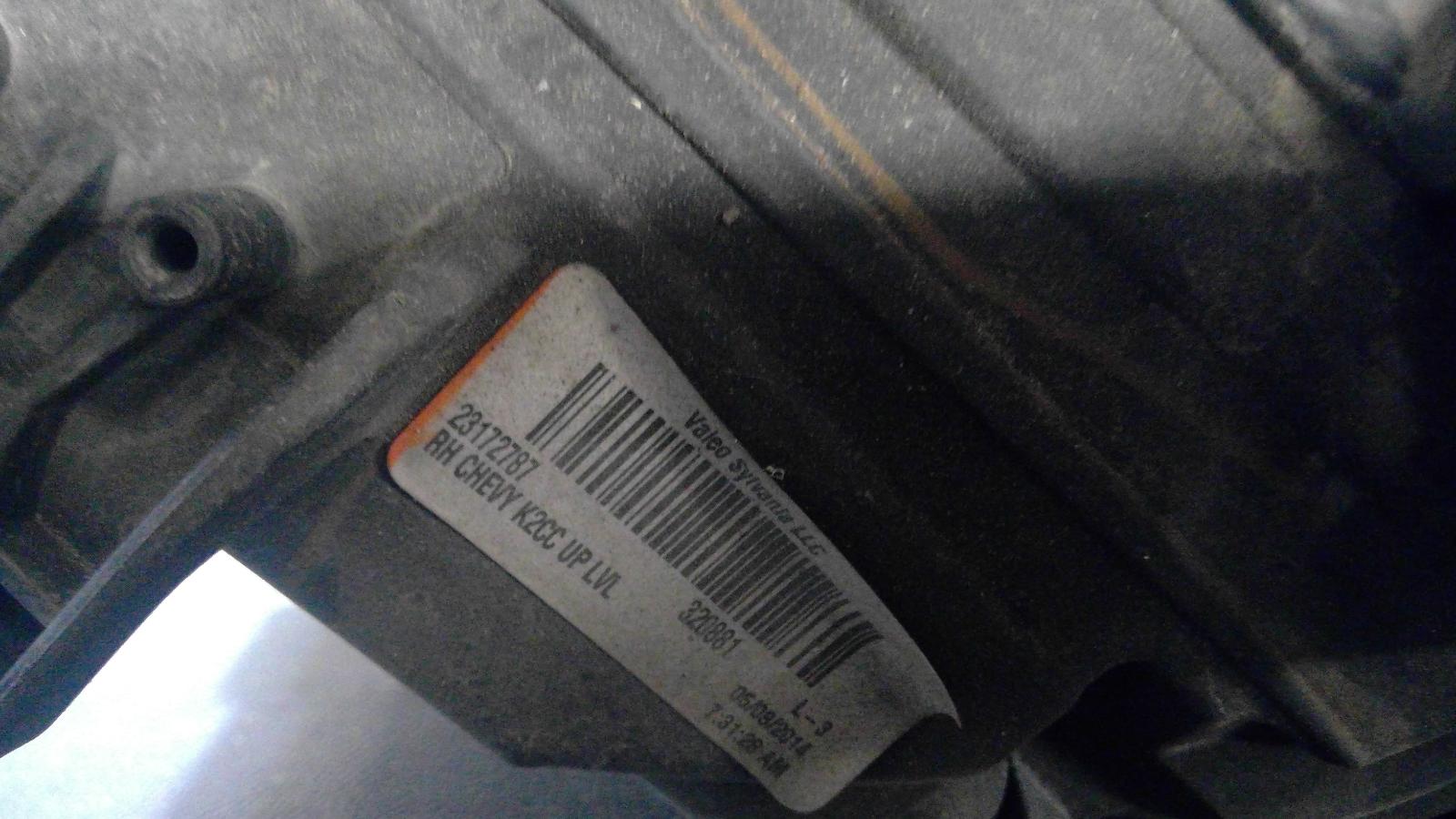 2015-2019 GMC Sierra 2500 HD Brown Outer Seat Belt Assembly - Rear, Right (Passenger) (Used OEM)