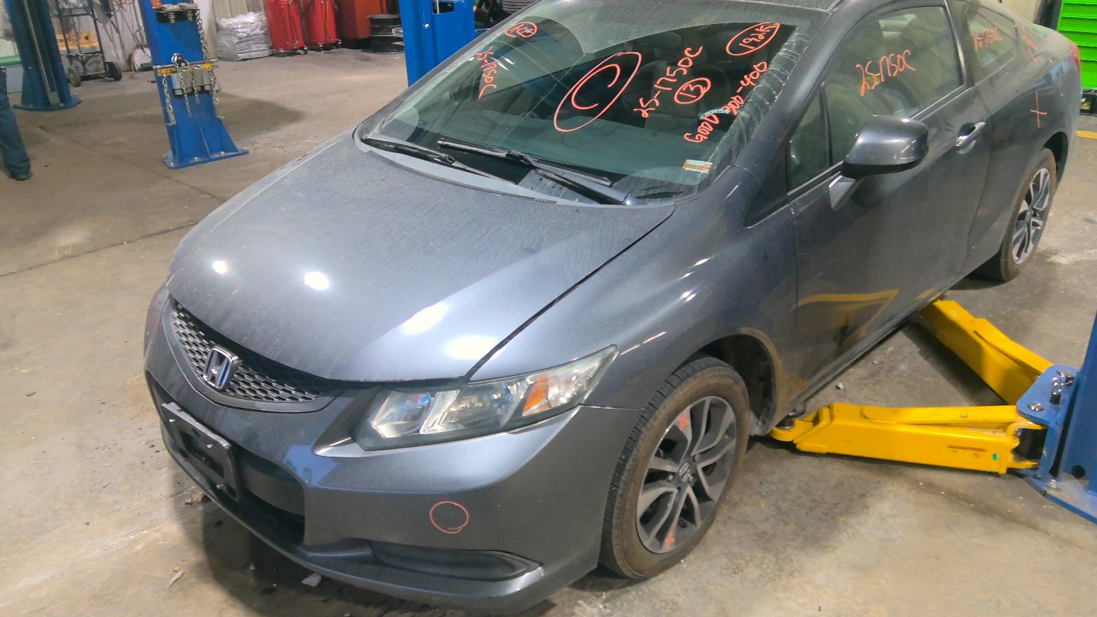 2013 Honda Civic Bare Radiator Support (Shock Tower Forward) (OEM)