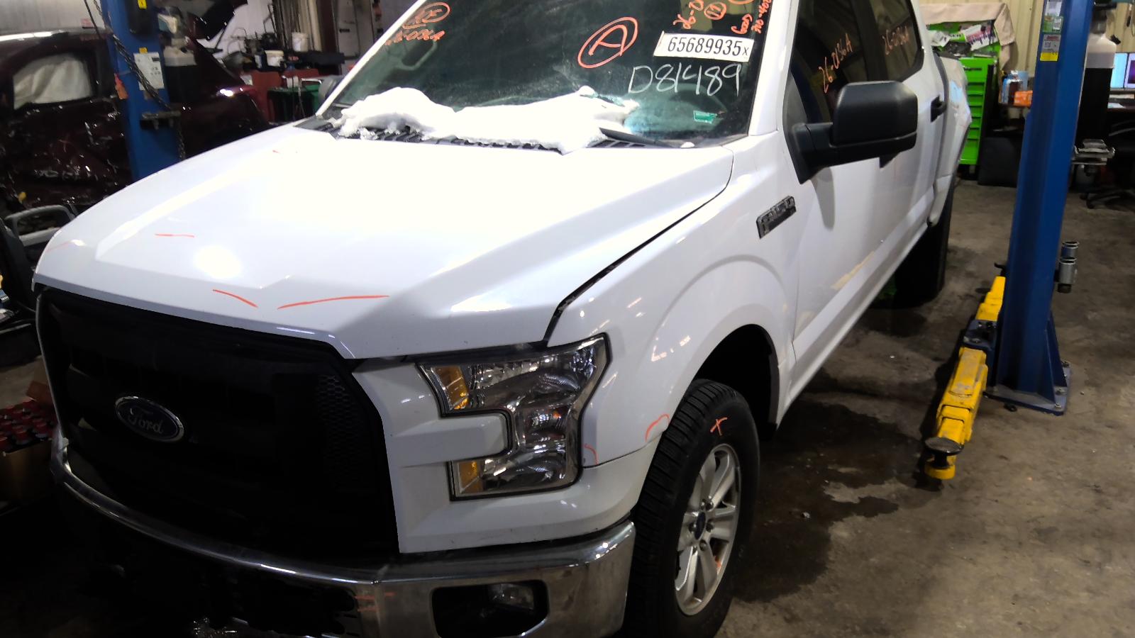 2017-2022 Ford F-250 Super Duty Gray Door Interior Trim Panel - Rear, Right (Passenger) (Used OEM)