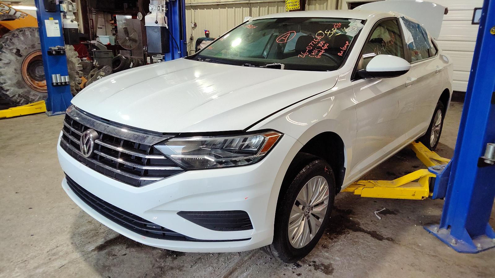 2019-2021 Volkswagen Jetta Gray Silver Painted Alloy Wheel - Front, Right (Passenger) (Used OEM)
