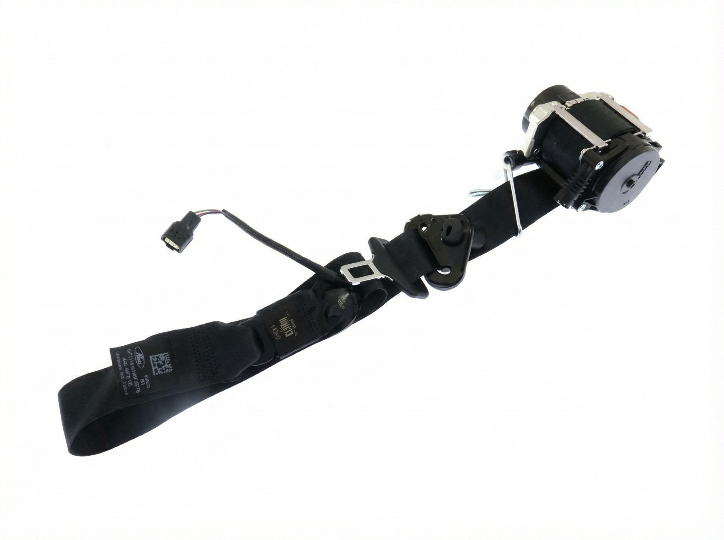 OEM Gray Seat Belt Retractor Assembly with Pretensioner for 2014-2018 Ford - Front (OEM)