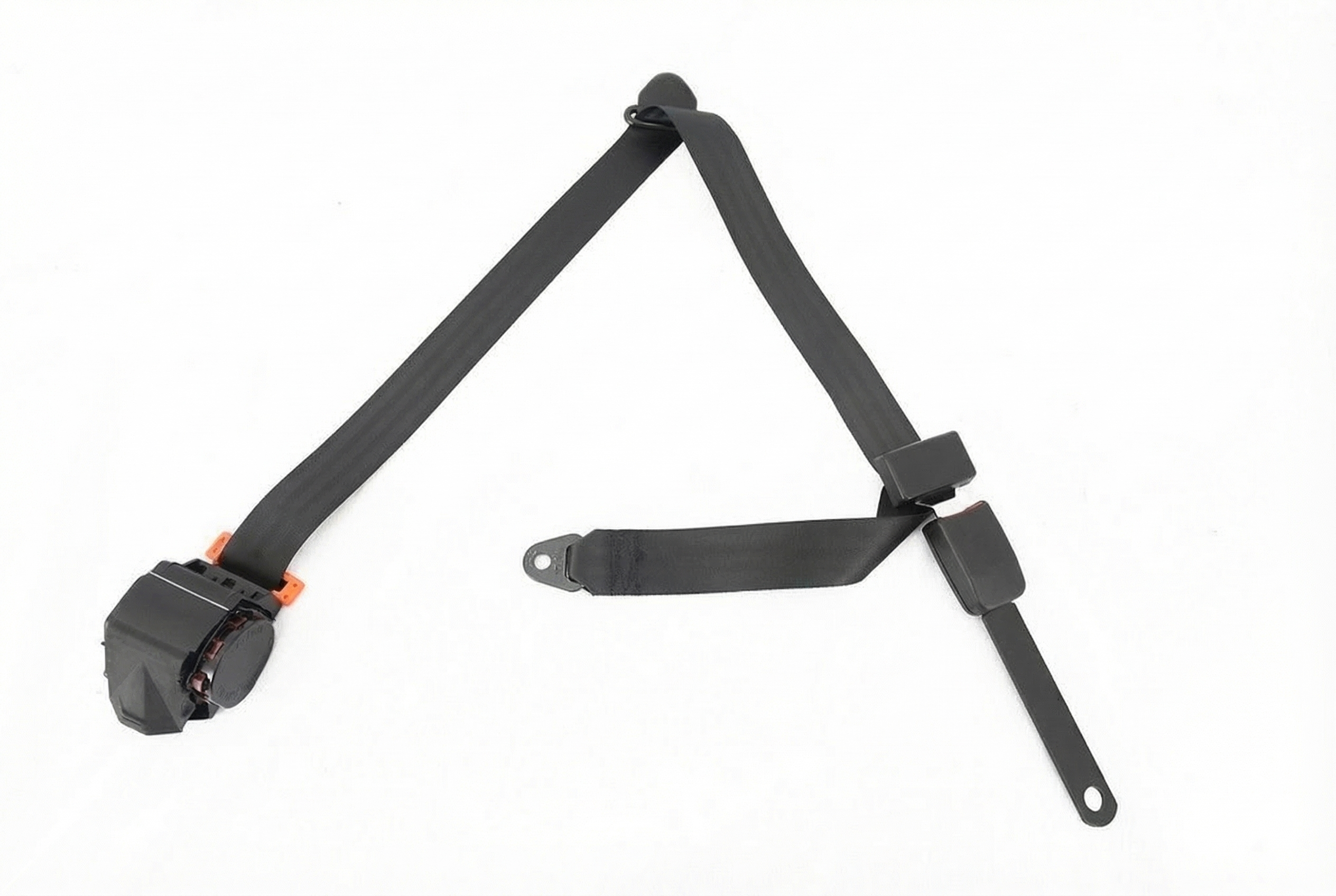 OEM Black Seat Belt Buckle with Pretensioner for 2004-2005 Mitsubishi - Front, Left (Driver) (OEM)