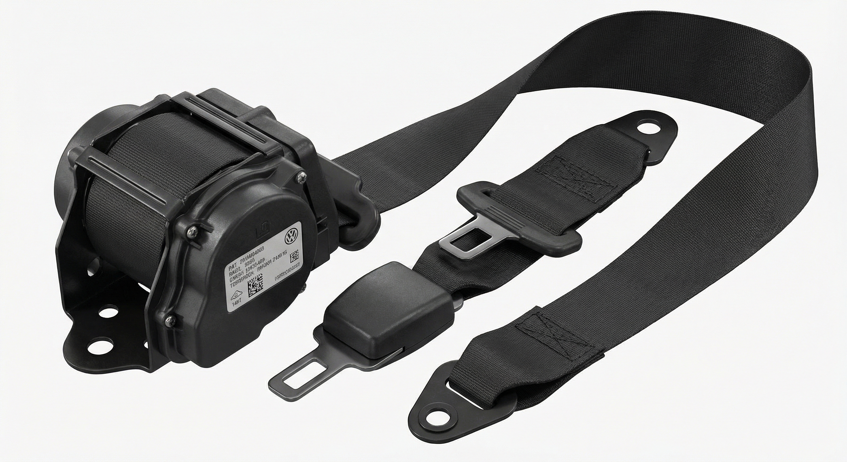 2008, 2009, 2010, 2011, 2012 Ford Escape Seat Belt Assembly - Rear, Left (Driver) (OEM)