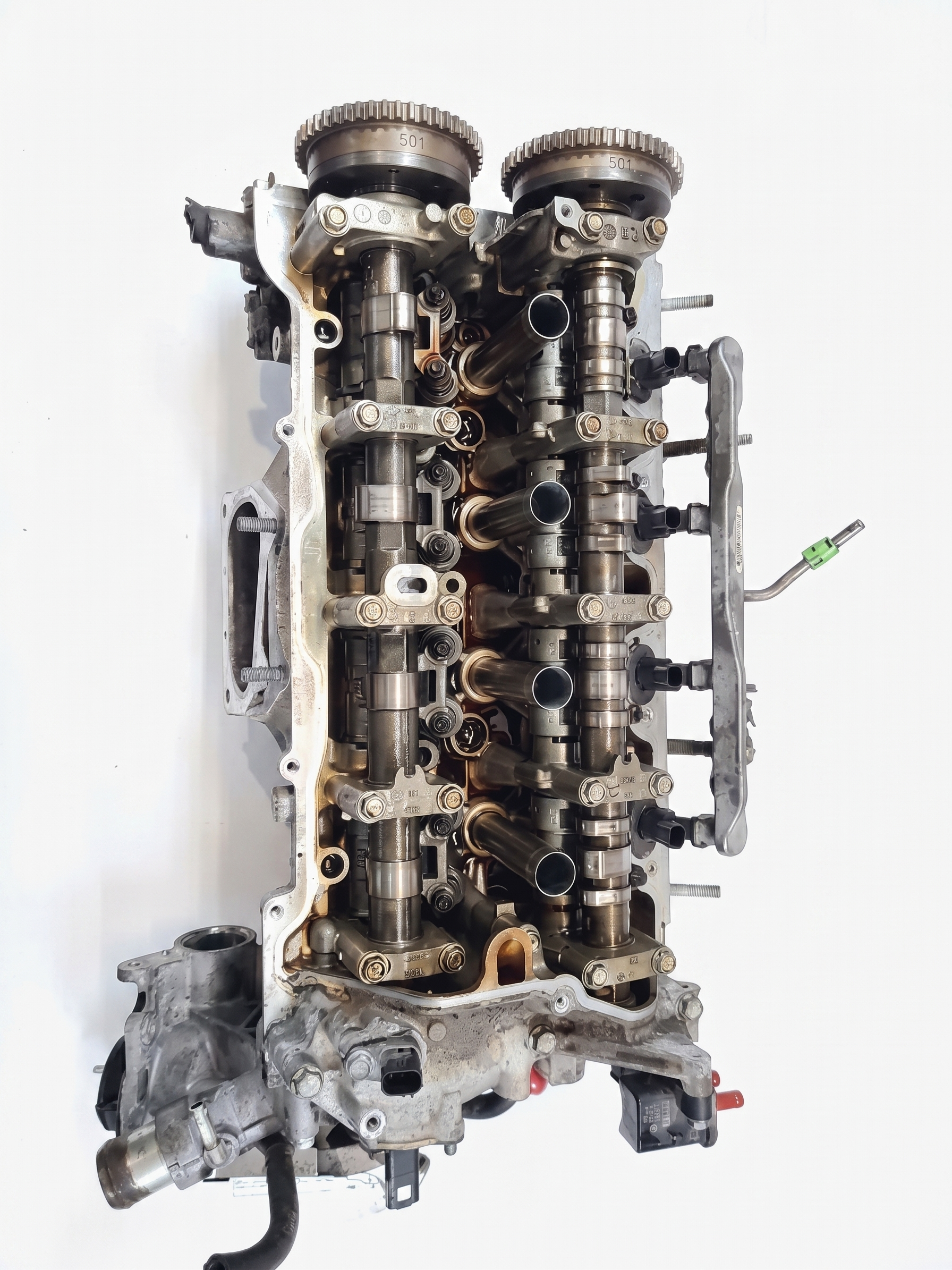 OEM Engine Cylinder Head with Integrated Exhaust Manifold for 2016-2025 Honda - Front (OEM)