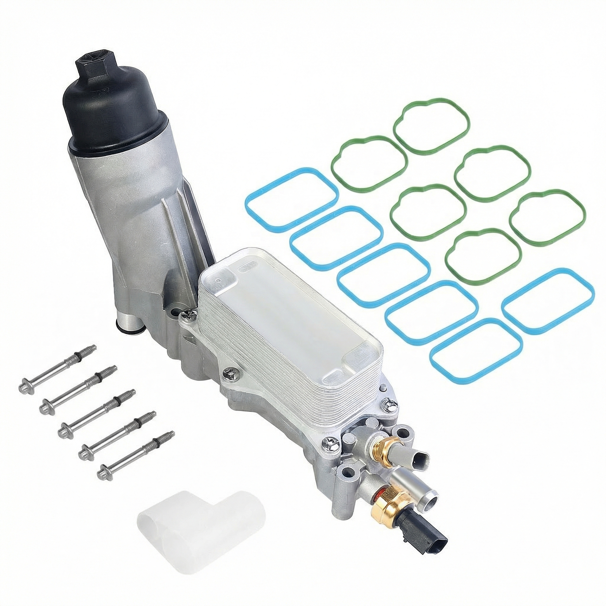 OEM Engine Oil Cooler and Filter Housing Assembly for 2011-2013 Chrysler, Dodge, Jeep, & Ram