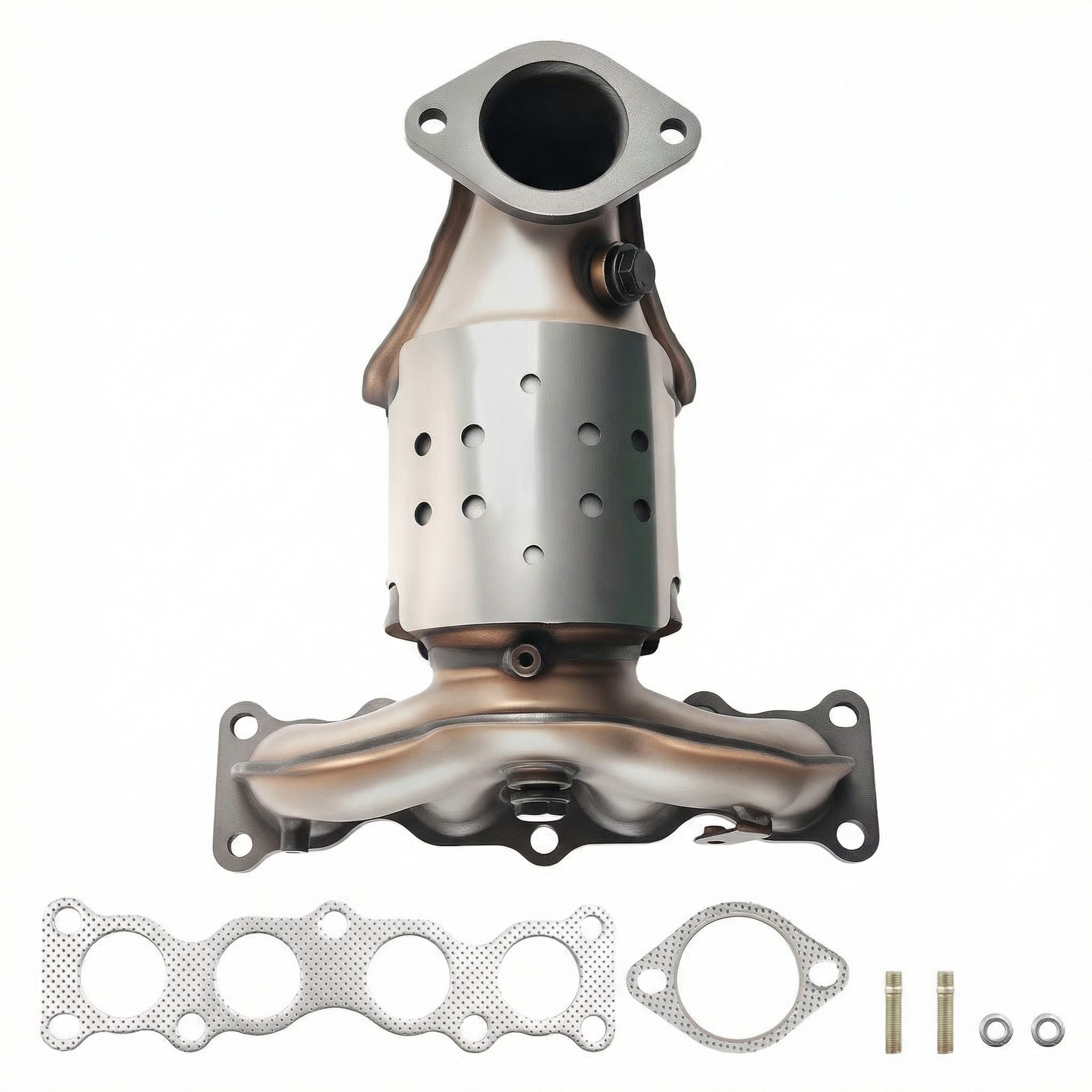 OEM Catalytic Converter for 2014-2020 Hyundai & Kia • Santa Fe, Sorento - Rear