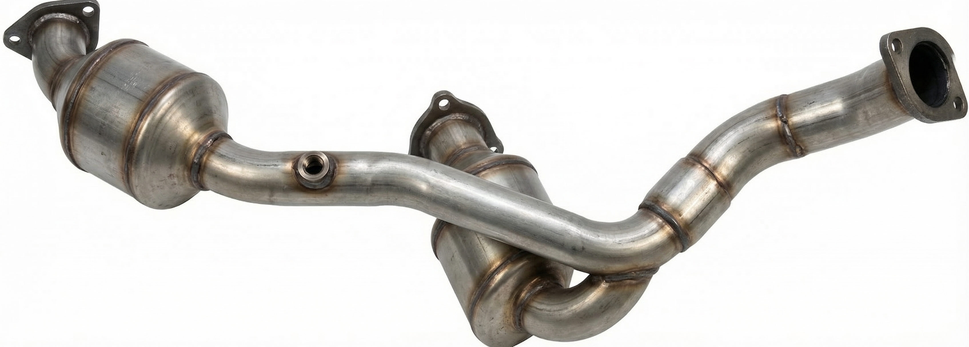 OEM Gray Catalytic Converter for 2011-2014 Cadillac, Chevrolet, & GMC - Rear