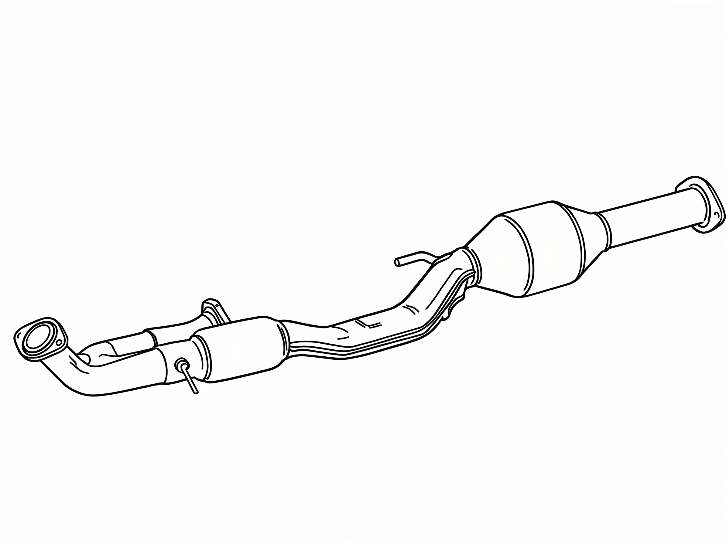 2021, 2022, 2023, 2024, 2025 Lexus ES250 Catalytic Converter - Front (OEM)