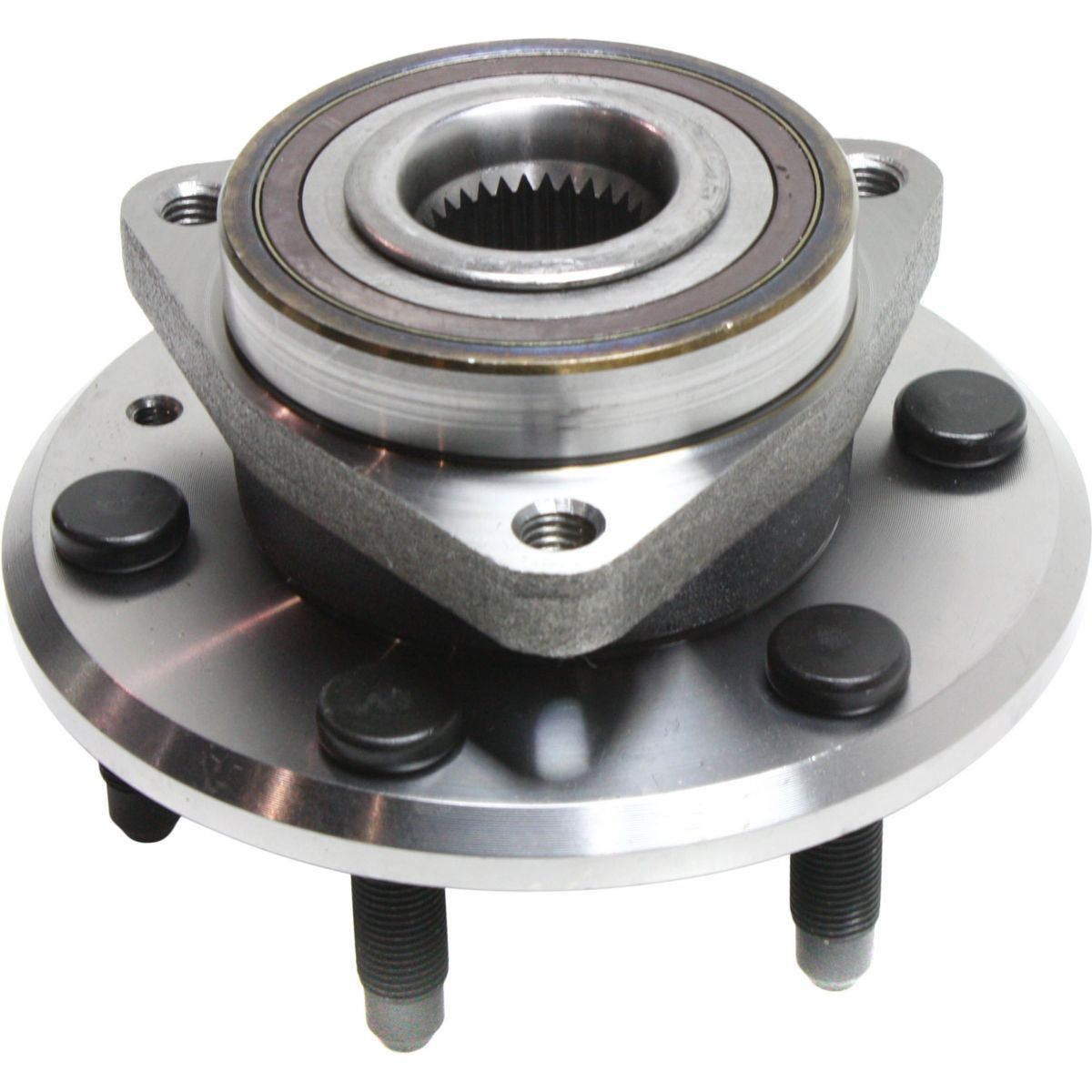 OEM Black Wheel Hub and Bearing Assembly for 2005, 2006, 2007, 2008, 2009, 2010 Hyundai & Kia - Rear