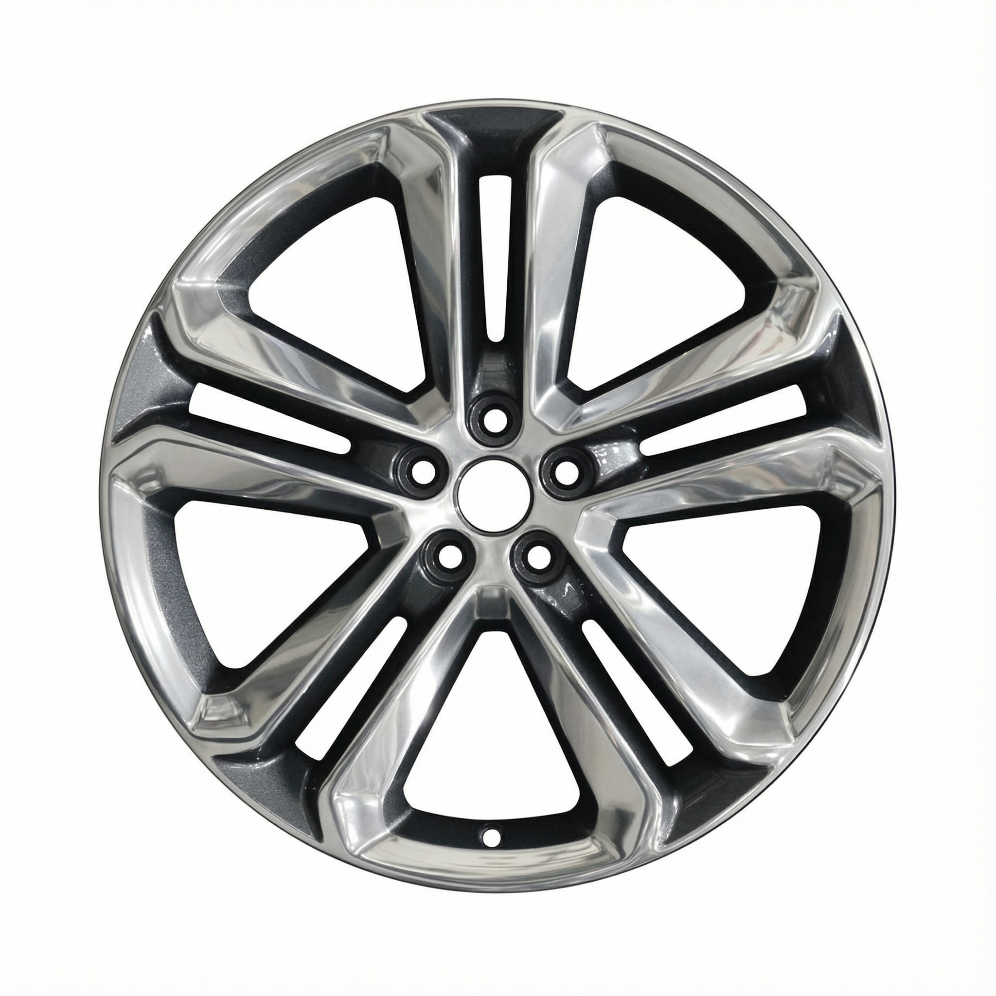 OEM Polished Charcoal Alloy Wheel for 2015, 2016, 2017, 2018 Ford Edge