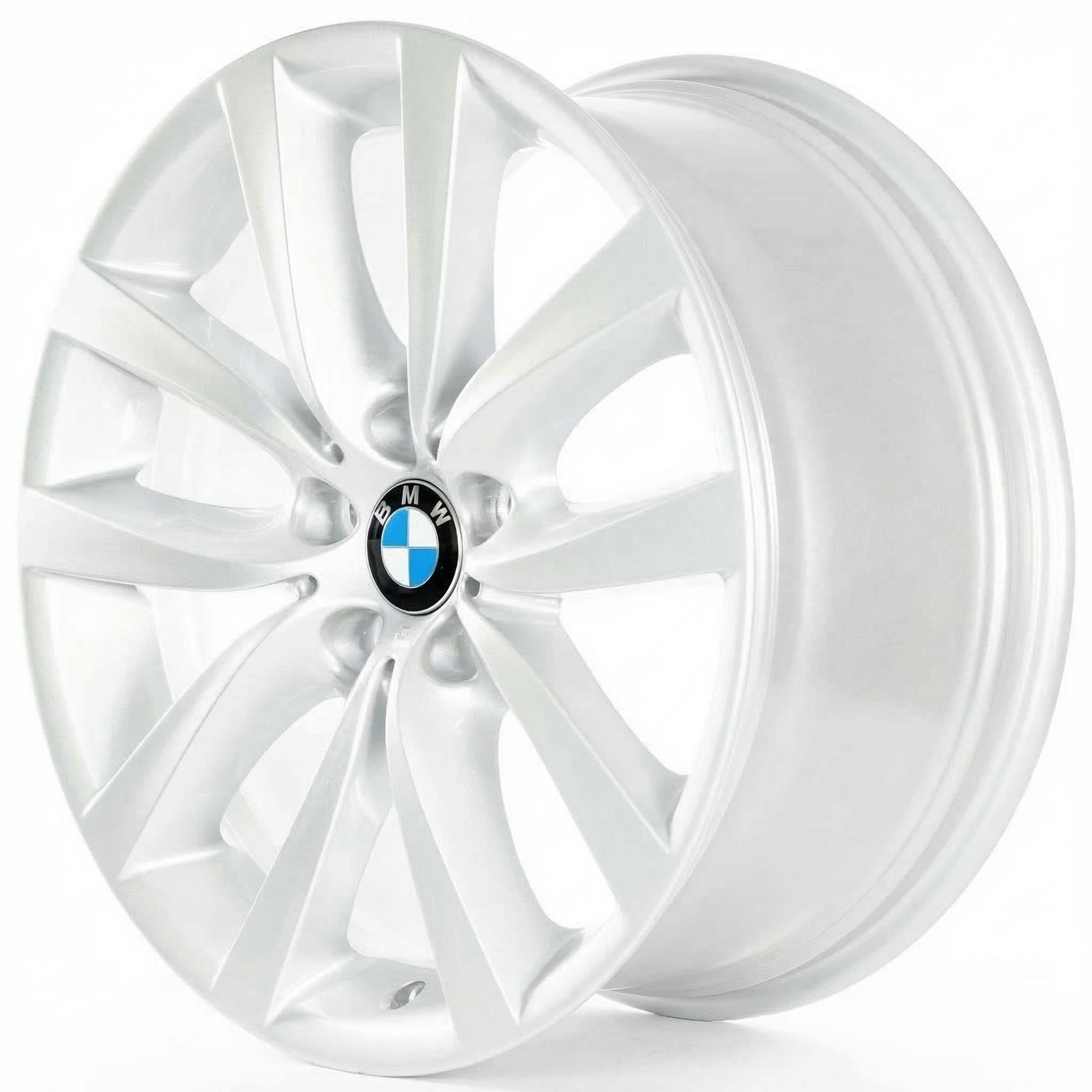 OEM Painted Silver Alloy Wheel for 2011, 2012, 2013, 2014, 2015, 2016, 2017, 2018, 2019 BMW - Front Rear
