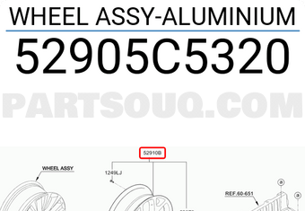 2016, 2017, 2018 Kia Sorento Hyper Silver Alloy Wheel (OEM)