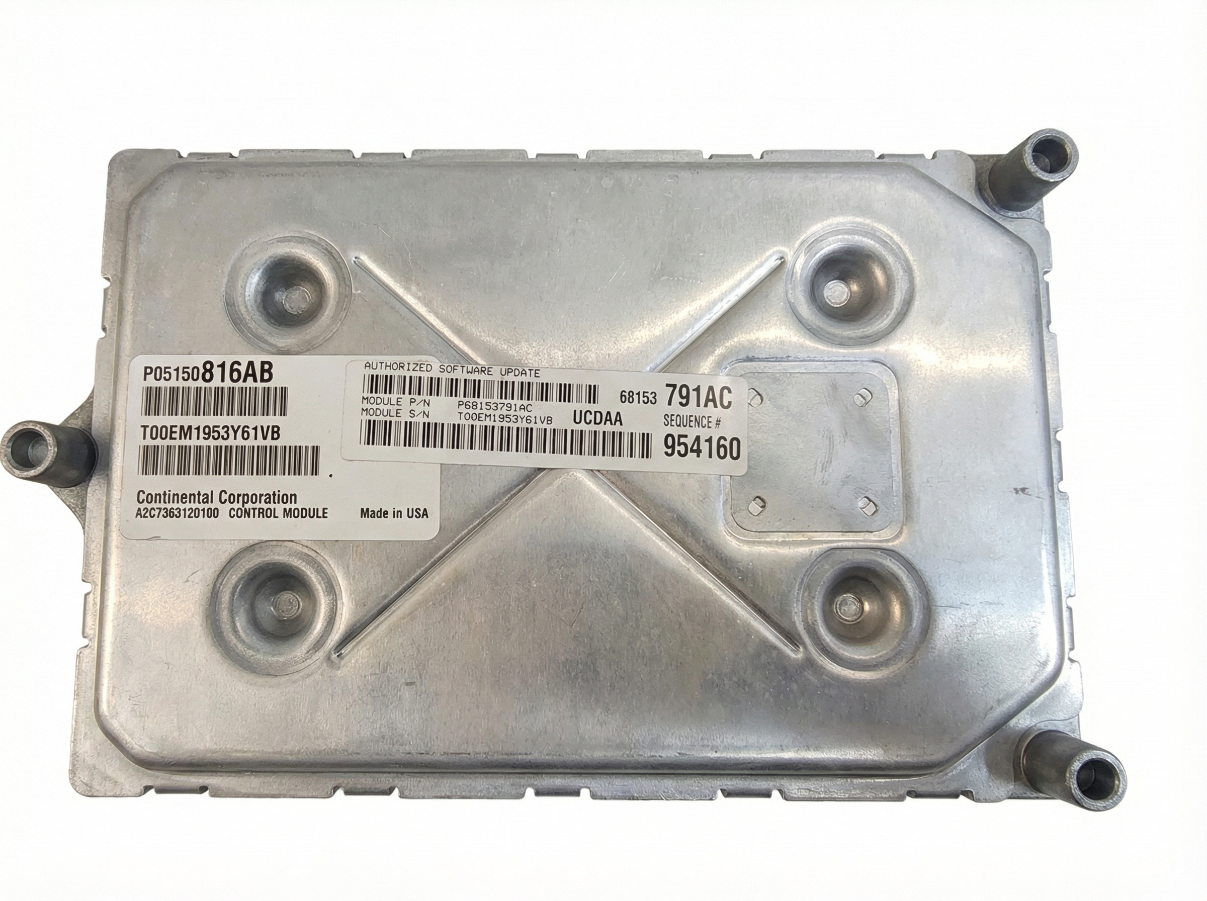 OEM Engine Control Module (ECM) for 2014 Chrysler, Dodge, Jeep, & Ram - Rear