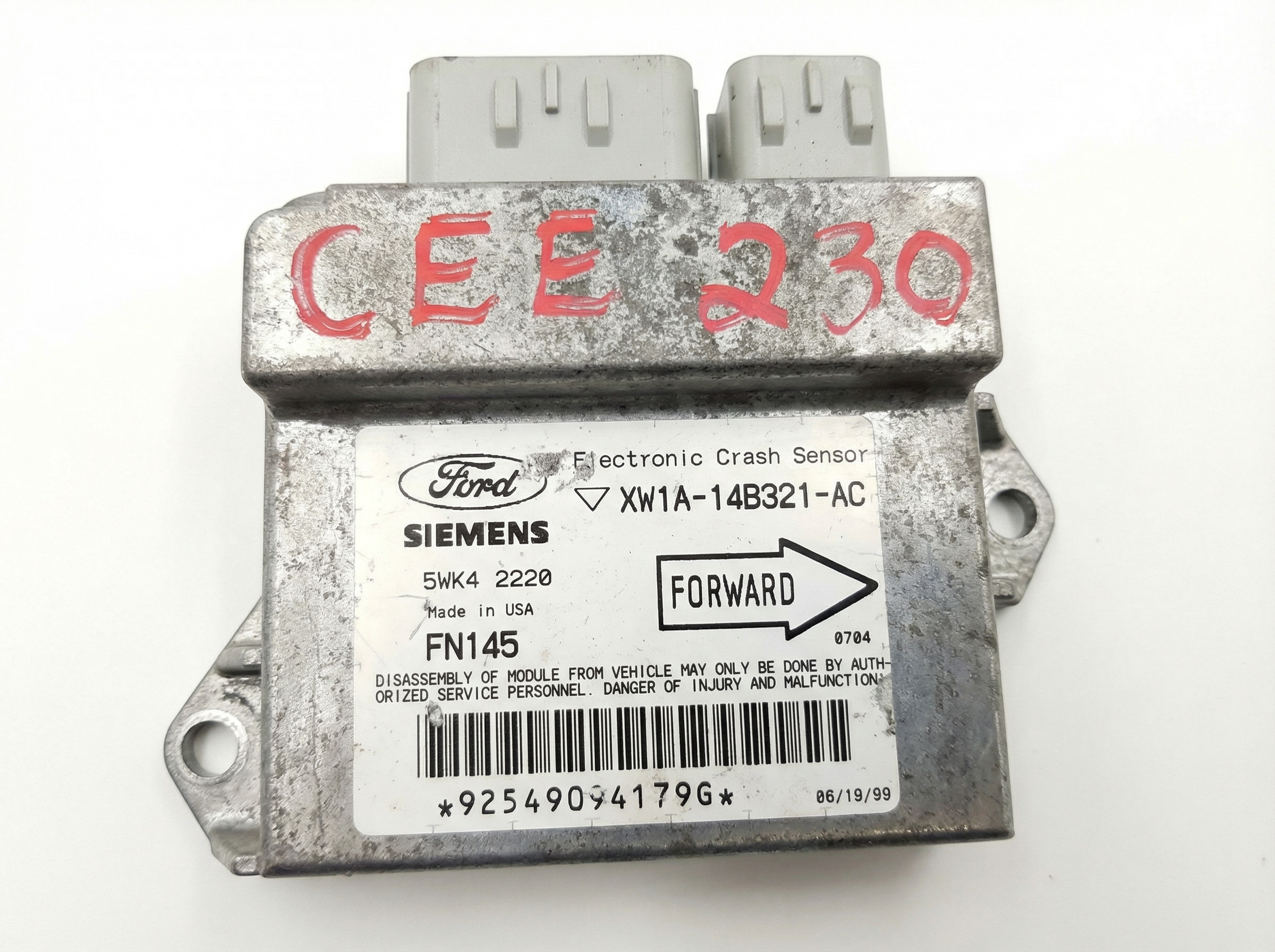 OEM Airbag Control Module for 1999-2000 Ford & Lincoln • LINCOLN & TOWN CAR, Town Car - Rear