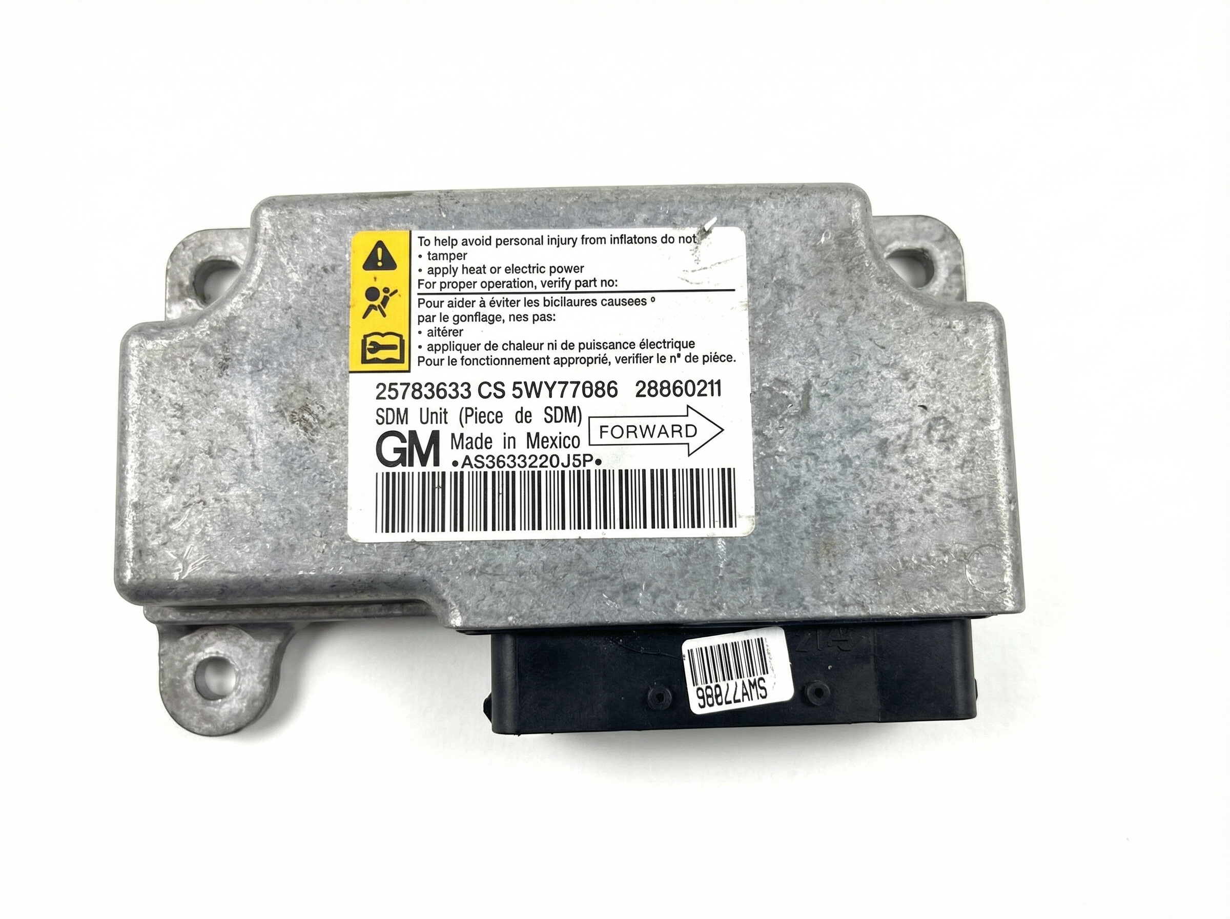OEM Airbag Control Module for 2007 Chevrolet & General Motors • HHR