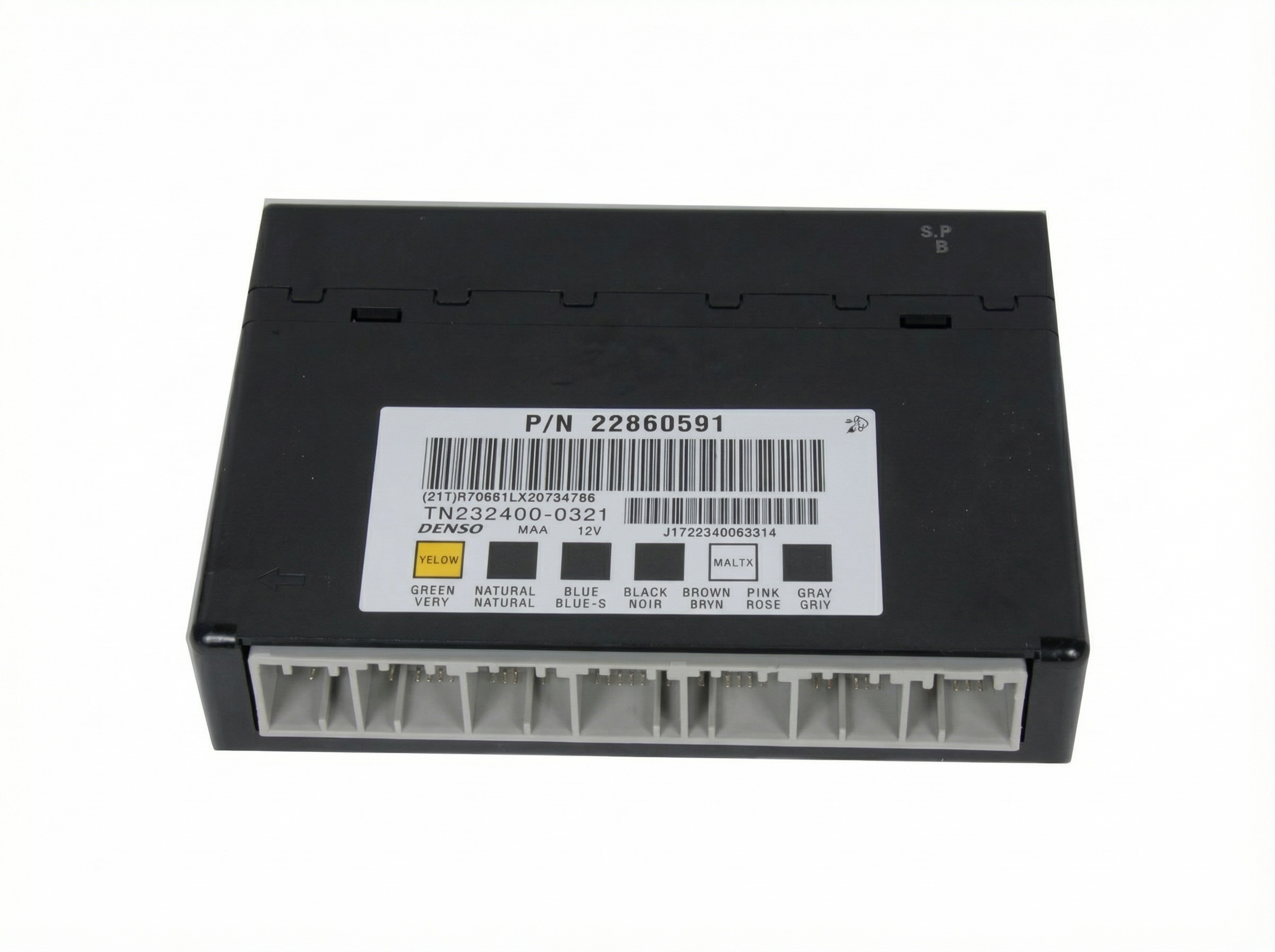 OEM Airbag Control Module with Side Airbags for 2001-2003 Toyota PRIUS, Prius (OEM)