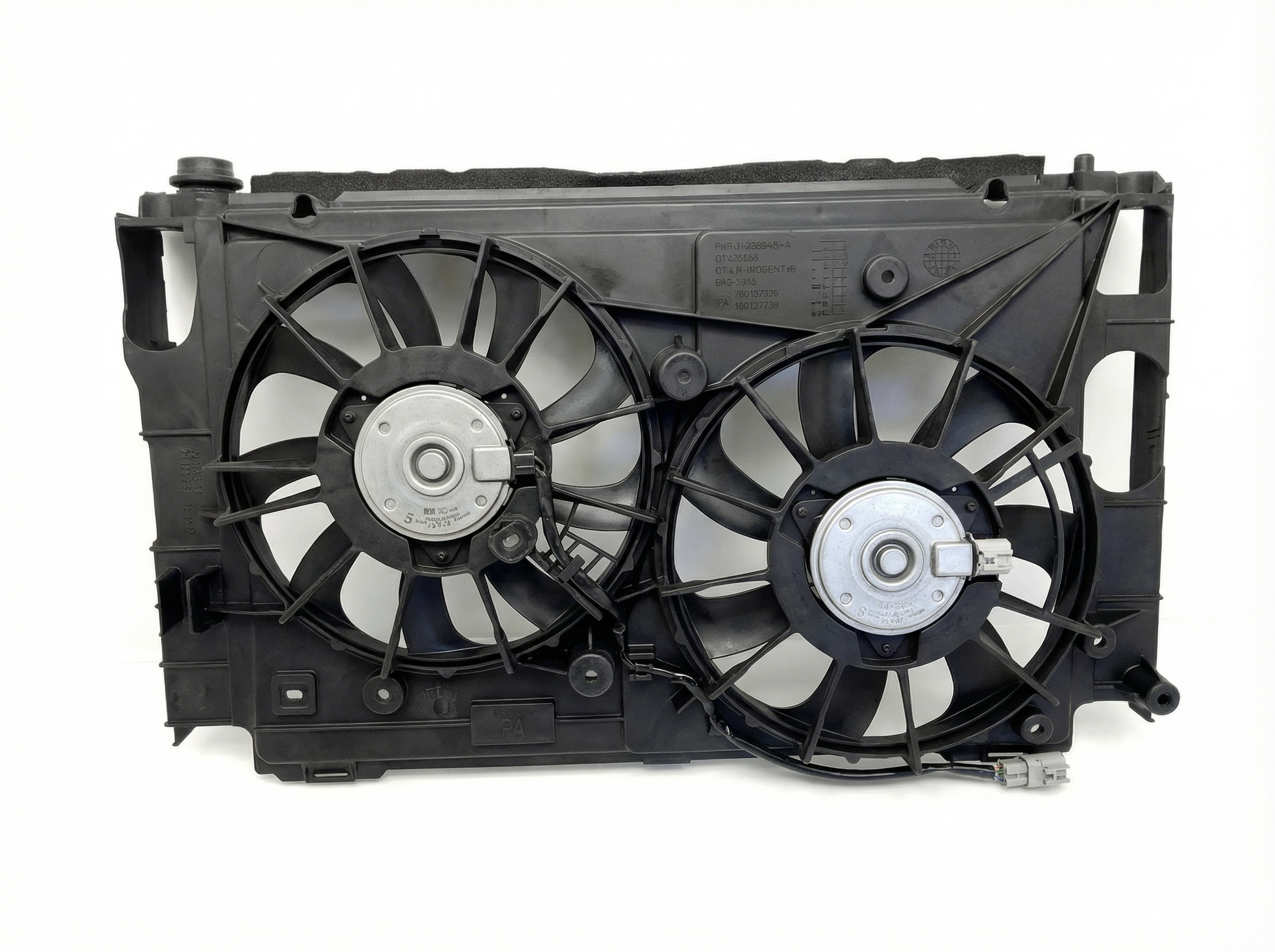 2012, 2013, 2014, 2015, 2016, 2017, 2018 Toyota Prius Dual A/C Condenser Fan Motor Assembly (OEM)