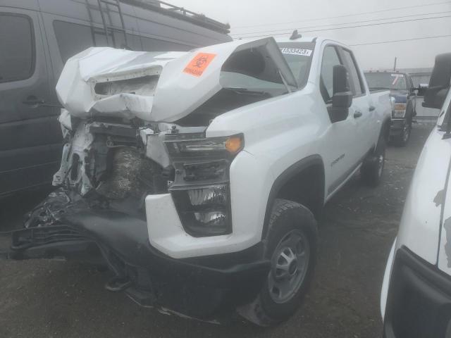 2019-2025 Chevrolet Silverado 1500 White Rear Roof Mounted Spoiler with 3rd Brake Light (Used OEM)