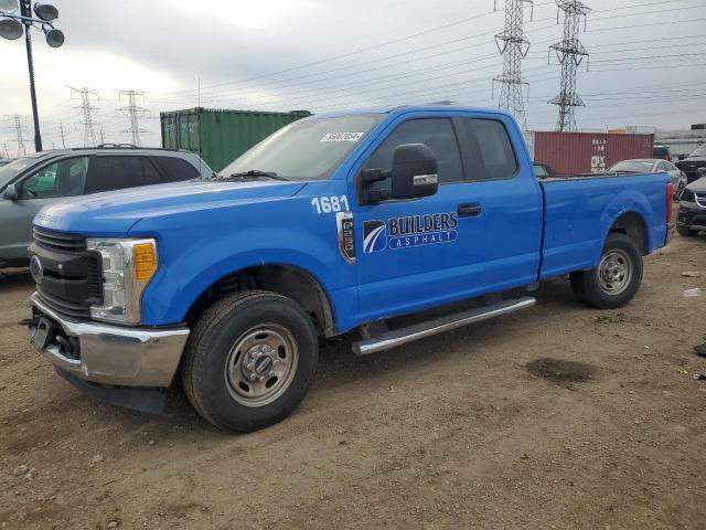 2017-2022 Ford F-250 Super Duty Gray Door Interior Trim Panel - Front, Right (Passenger) (Used OEM)