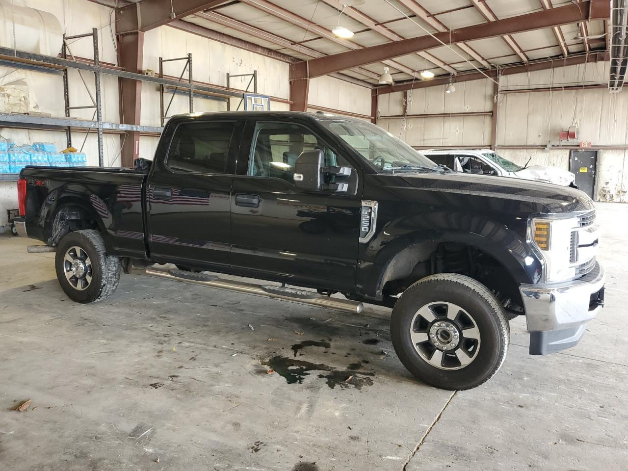 2017-2022 Ford F-250 Super Duty Black Door Interior Trim Panel - Rear, Left (Driver) (Used OEM)