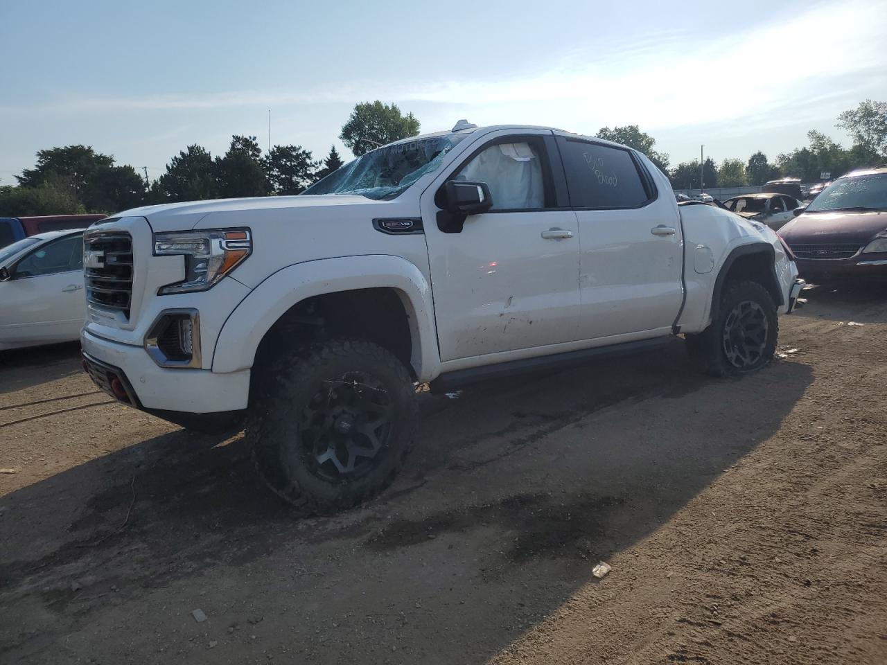 2020-2023 GMC Sierra 3500 HD Black Door Interior Trim Panel - Front, Right (Passenger) (Used OEM)