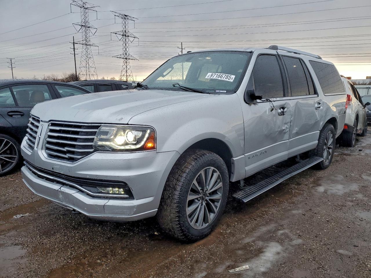 2015-2017 Lincoln Navigator Black Interior Quarter Panel Trim Panel - Left (Driver) (Used OEM)