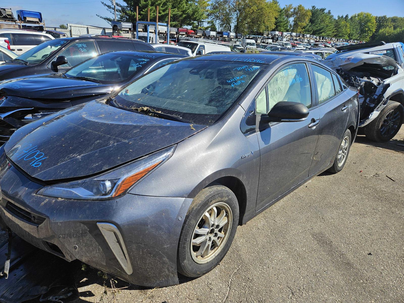 2019-2022 Toyota Prius Black Interior Quarter Panel Trim Panel - Left (Driver) (Used OEM)