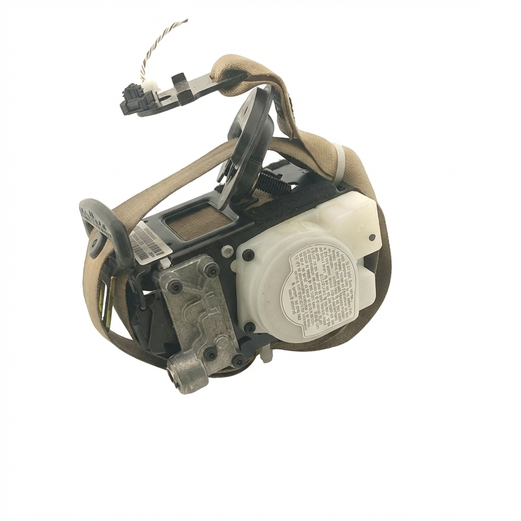 2014-2015 Toyota Prius Tan Seat Belt Assembly with Pretensioner - Front (Used OEM)