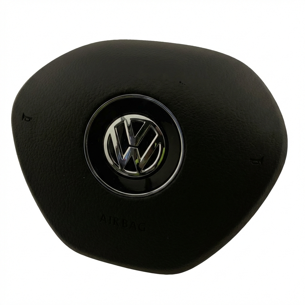 2015-2017 Volkswagen CC Black Steering Wheel Air Bag - Left (Driver) (Used OEM)