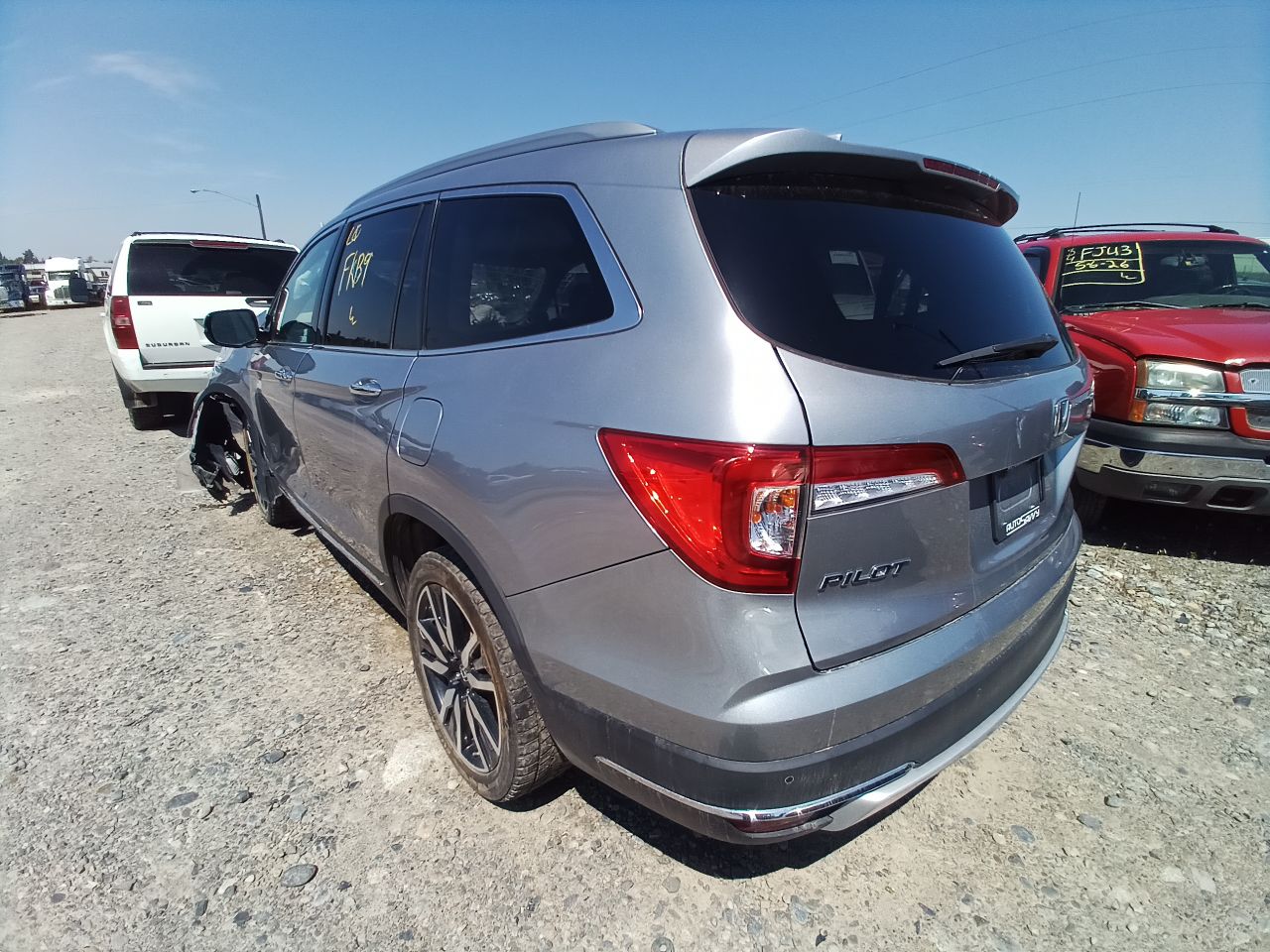 2017-2023 Honda Ridgeline Black Sliding Center Console Storage Compartment with Rear AC Vent Panel - Left (Driver) (Used OEM)