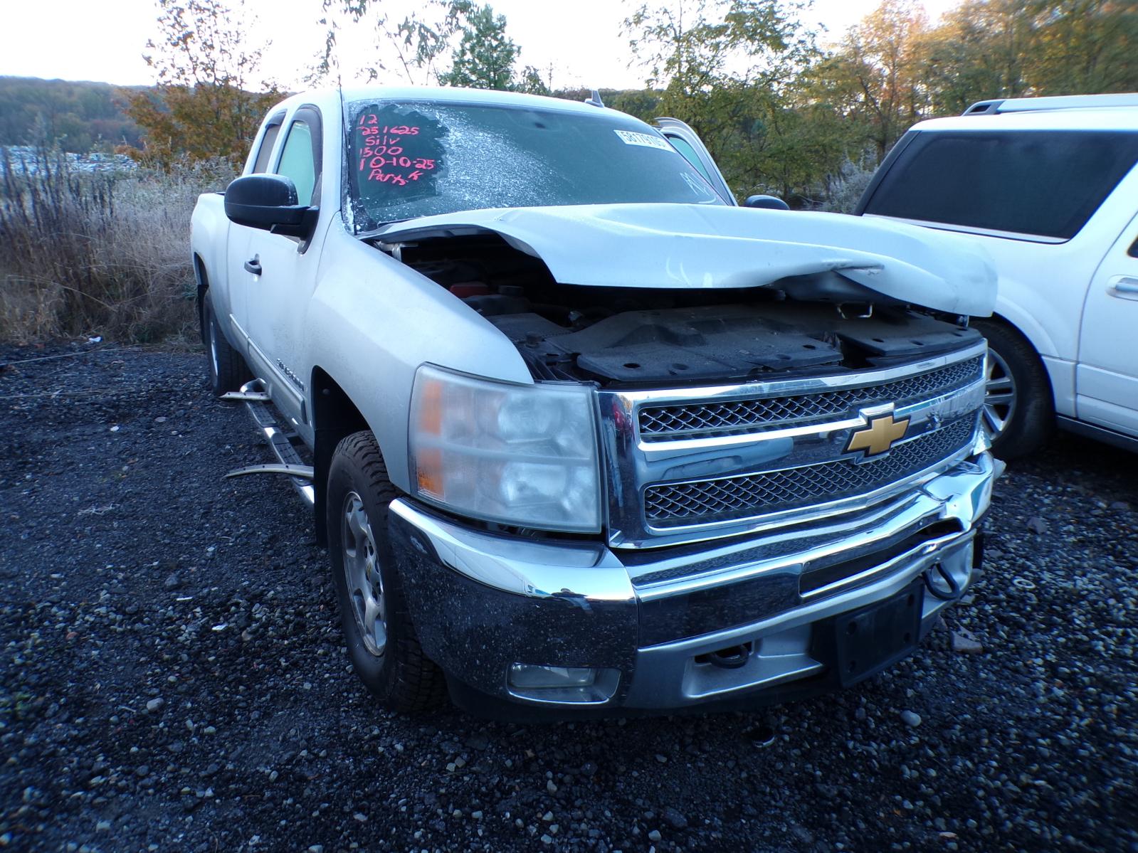 2012-2013 Chevrolet Silverado 1500 Gray Roof Curtain Air Bag - Right (Passenger) (Used OEM)