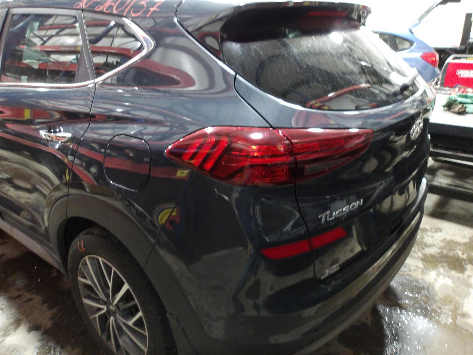 2016-2021 Hyundai Tucson Gray Sun Visor with Sunroof - Right (Passenger) (Used OEM)