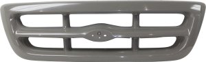 Paintable Shell and Insert Grille for 1998-2000 Ford Ranger Splash, XL/XLT 2WD (Two-Wheel Drive) Models, Replacement
