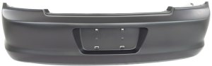 Rear Bumper Cover for Honda Accord 1998-2000, Primed (Ready to Paint), Coupe, Replacement