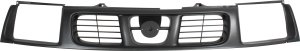 Primed (Ready to Paint) Grille for Nissan Frontier 1998-2000, Replacement