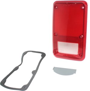 Tail Light Lens for Dodge Full Size Van, 1978-1993, Left (Driver), Replacement