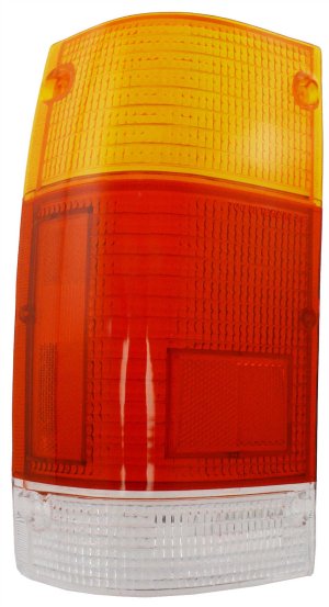 Tail Light Lens for Mazda Pickup, 1986-1993, Left (Driver) Side, Replacement