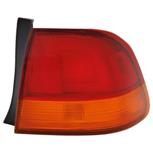 Tail Light for Honda Civic Sedan 1996-1998, Right (Passenger) Side, Outer Lens and Housing, Replacement