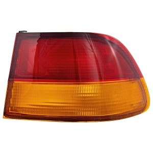 Tail Light for Honda Civic 1996-1998, Right (Passenger), Outer Lens and Housing, Coupe, Replacement
