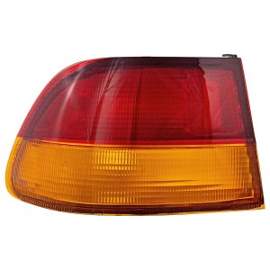 Tail Light for Honda Civic 1996-1998, Left (Driver) Side, Outer Lens and Housing, Coupe Style, Replacement