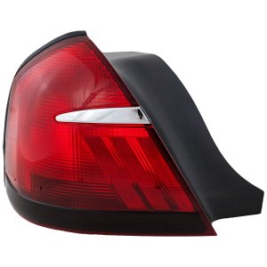 Tail Light Lens and Housing for 1998-2002 Mercury Grand Marquis, Left (Driver) Side, Replacement