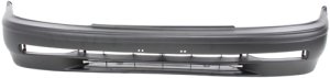 Primed (Ready to Paint) Front Bumper Cover for Honda Accord 1991-1993, Compatible with LX/EX (USA Built) & 1991-1993 SE Models, Coupe/Sedan, Replacement