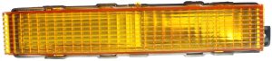Signal Light for Oldsmobile Cutlass Ciera 1982-1996, Right (Passenger), Lens and Housing, With Amber Lens, Replacement
