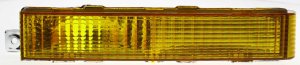 Signal Light for Oldsmobile Cutlass Ciera, Left (Driver) Side, Lens and Housing, With Amber Lens for 1982-1996, Replacement