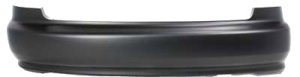 Rear Bumper Cover for 1992-1995 Honda Civic, Primed (Ready to Paint), Suitable for Hatchback Model, Replacement