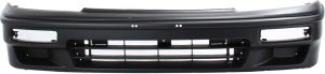 Front Bumper Cover for Honda CRX 1990-1991, Primed (Ready to Paint), Replacement