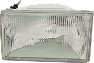 Headlight Assembly for Lincoln Town Car 1990-1994, Left (Driver), Halogen, Replacement