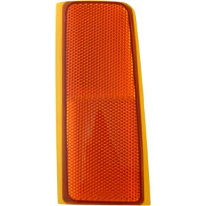 Front Side Reflector Light for C/K Full Size Pickup 1988-2002, Left (Driver), Sealed Beam Headlights, Replacement